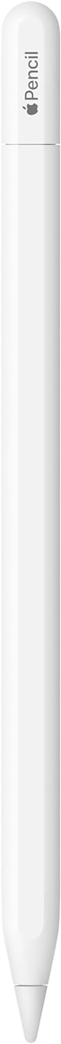 A white digital stylus pen standing upright against a plain background, showcasing one of the best tools for faceless businesses.